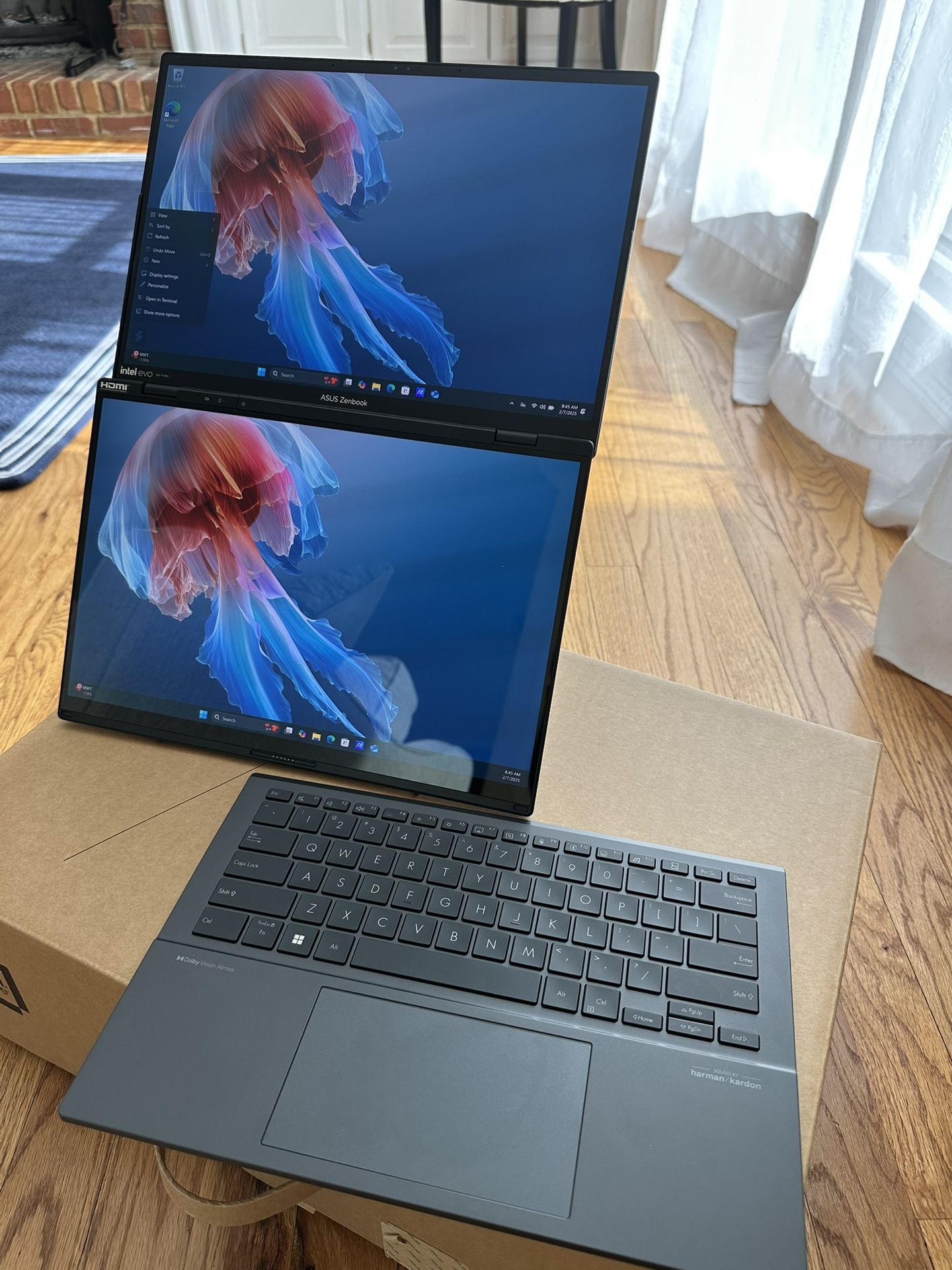 Asus Zenbook Duo laptop.