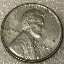 1 cent 1943 S. Coin USA. Stainless steel.