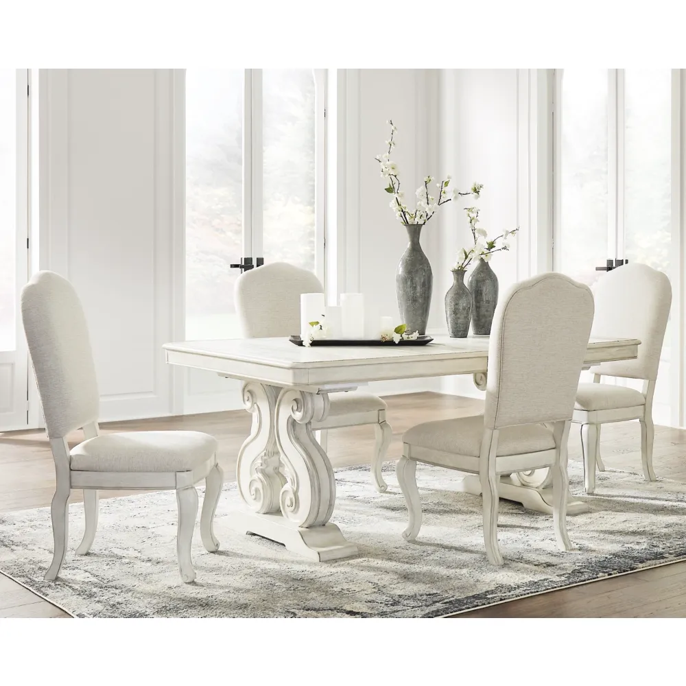 Arlendyne Dining Table and 4 Chairs Brand New and Unpacked