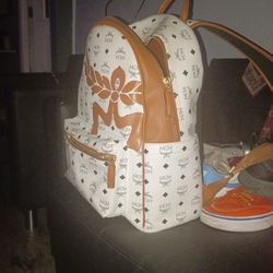 MCM Leather Backpack 