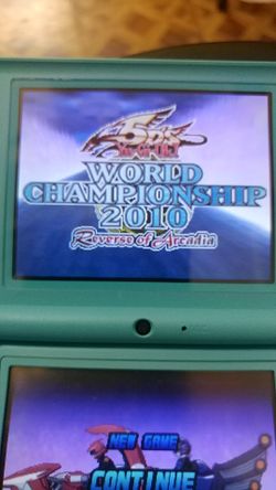 Yu Gi Oh! World Championship 2010 reverse of Arcadia NDS