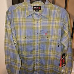 ARIAT FRC PLAID PEARL SNAP ON SHIRTS 