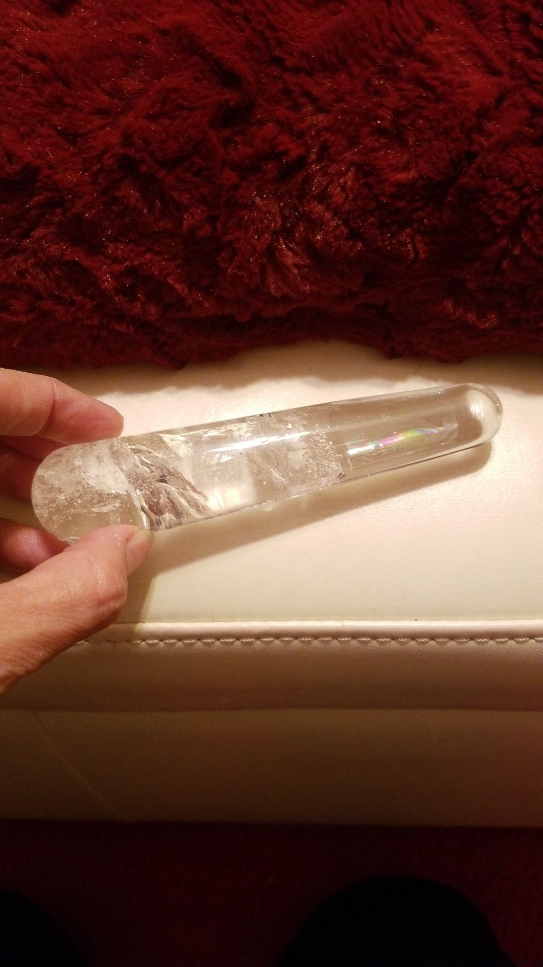 Rainbow Crystal Quartz Wand