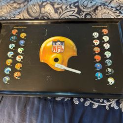 Vintage 1971 NFL helmets Serving Tray