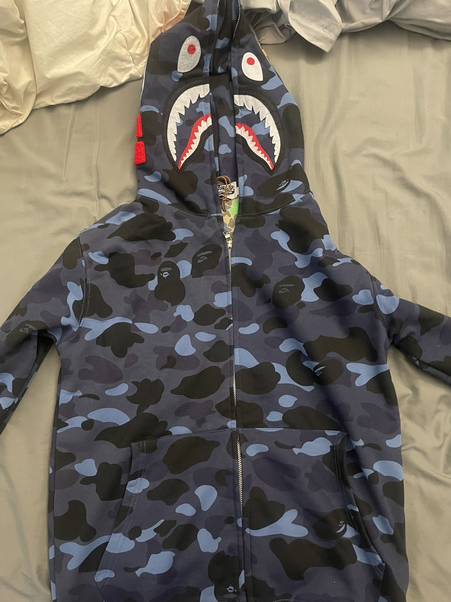 Blue Bape Hoodie