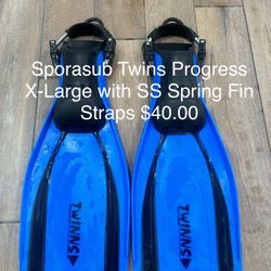 Dive Fins ($10 - $40) See Picture Below for Size and Price