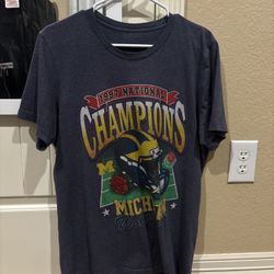 Michigan Wolverines 1997 National Championship Vintage Shirt