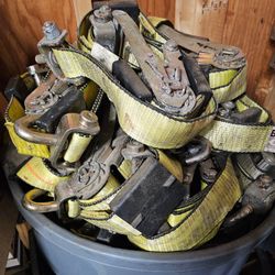 Car Carrier Ratchet Wheel Straps