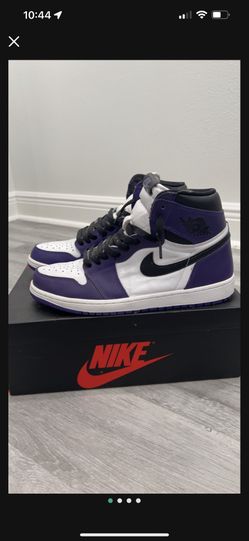 Air Jordan 1s “Court Purple” SIZE 10.5