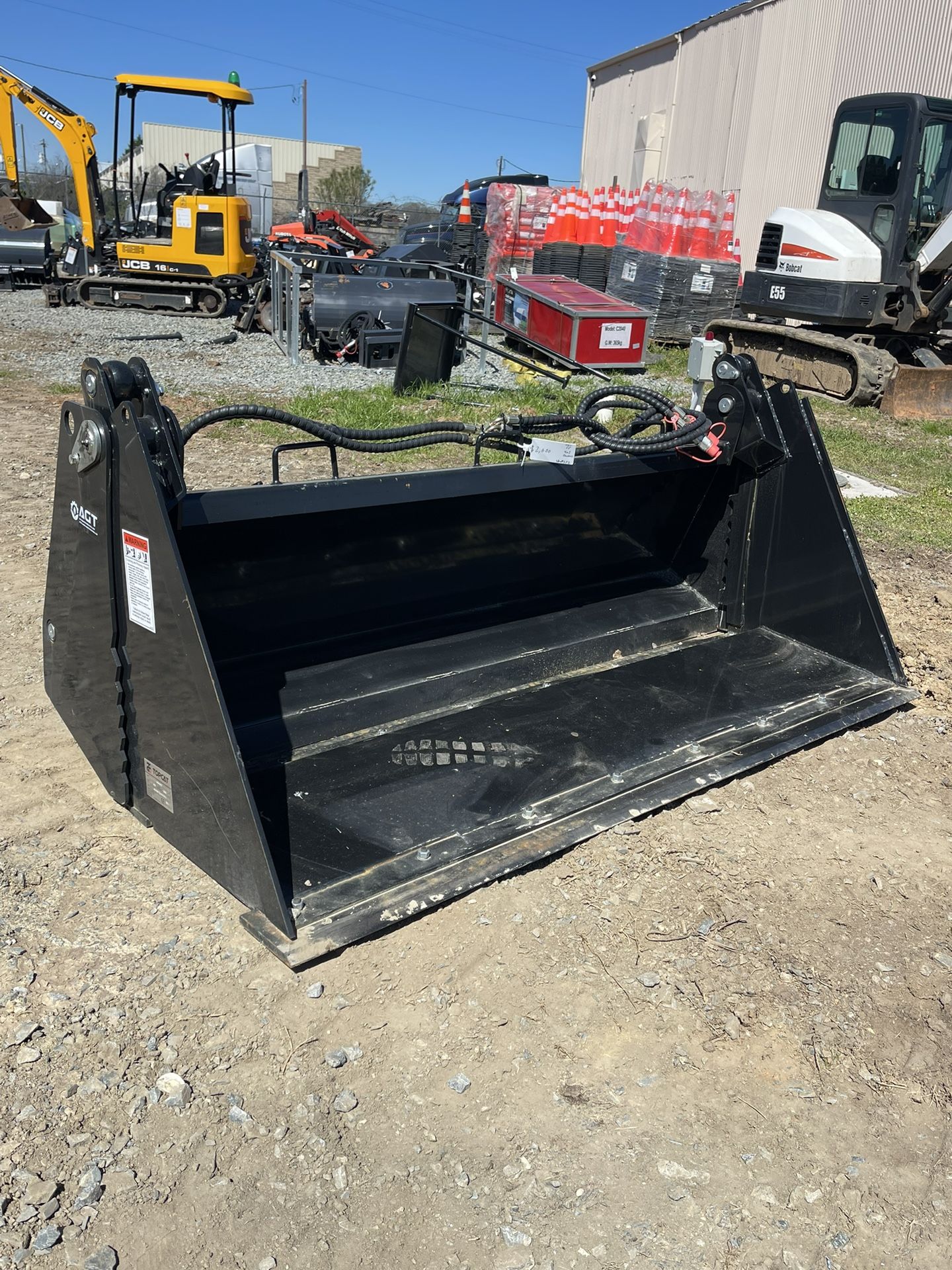 72” Bucket Attachment 4in1 for Skid Steer