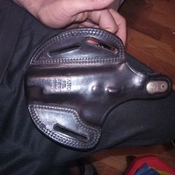 Black Leather Gun Holster 
