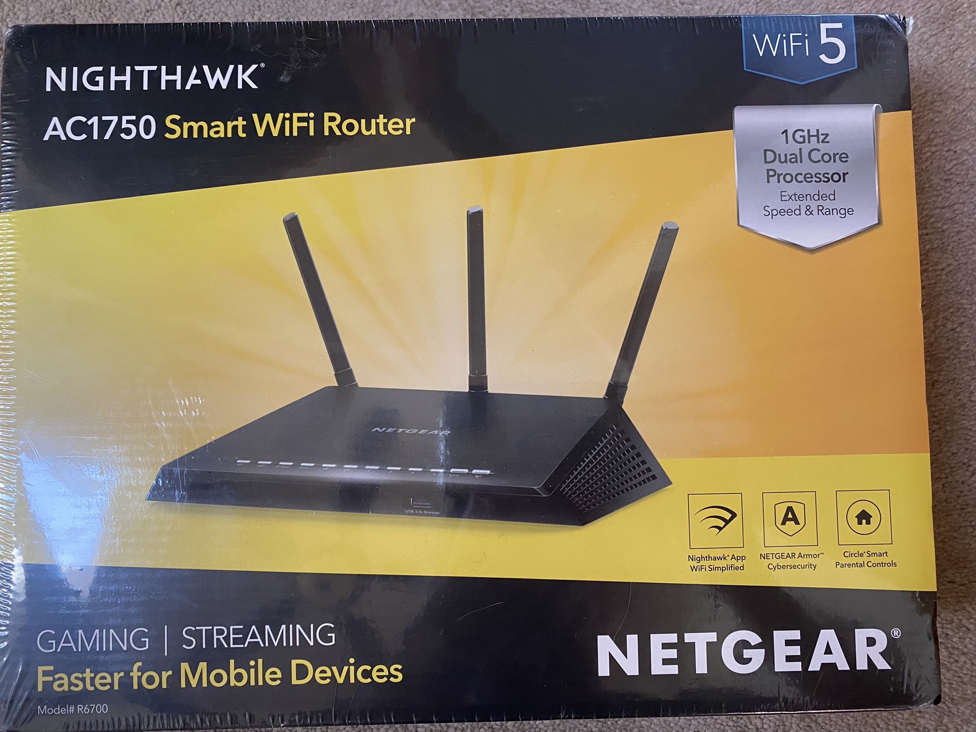 NETGEAR Nighthawk AC1750 Smart WiFi Router
