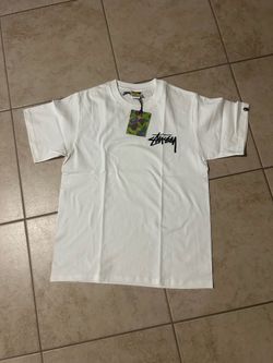 White Stussy X Bape Tee