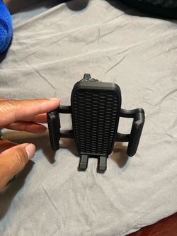 Black Phone Mount Holder with Adjustable Arm
