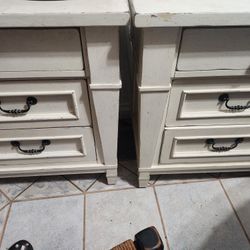 Two Night Stands Antique White 