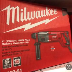 Milwaukee New 1” SDS Rotary Hammer Plus 