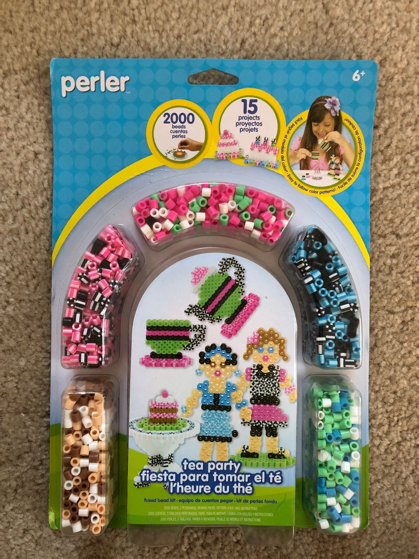 Perler Fused Bead Kit - Tea Party