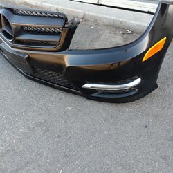 2011-2014 Mercedes C 250/300 Complete Front Bumper With All The Accessories Oem 