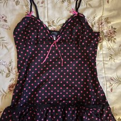 rampage polka dot top 