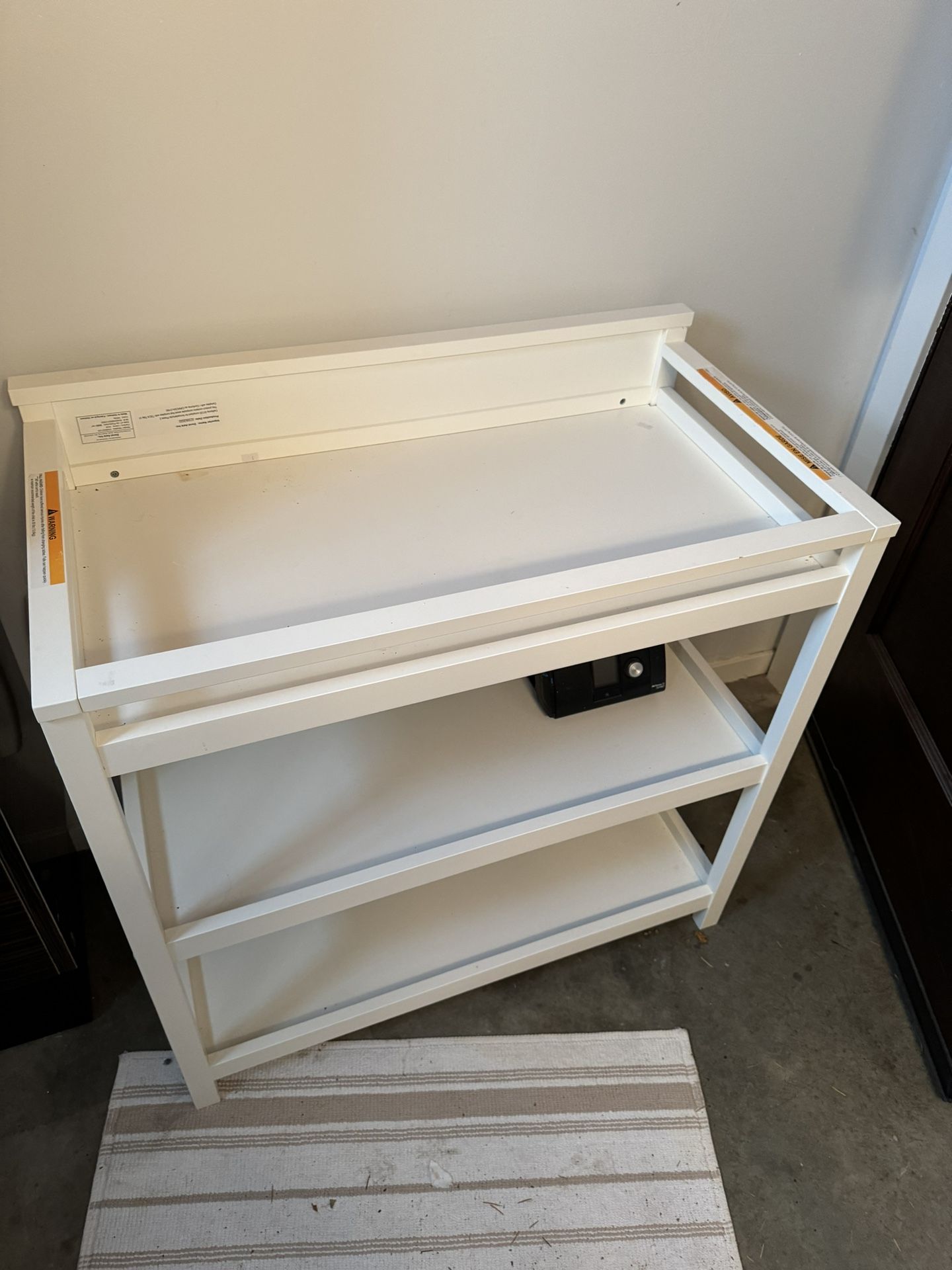 White Changing Table