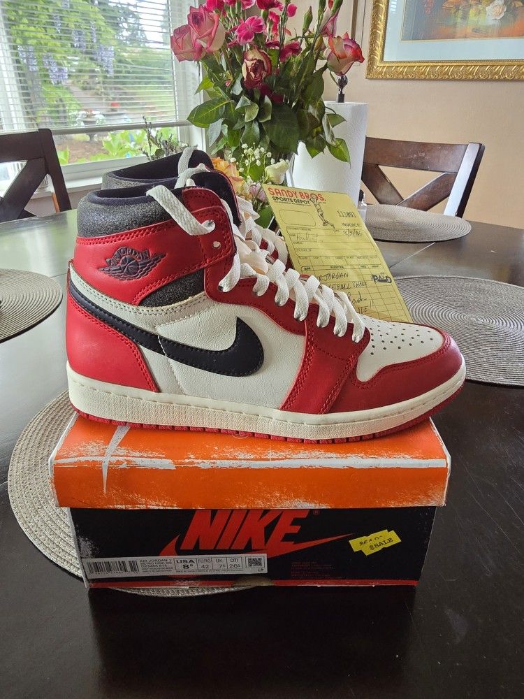 Air Jordan Retro 1 'Lost & Found' Size 8.5