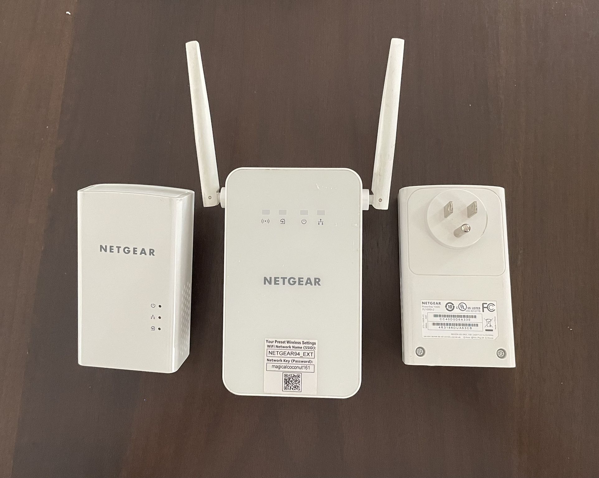 Netgear Powerline Extender, 1000Mbps, Wall-plug , 2 Extenders