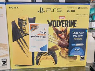 PS5 WOLVERINE Limited Edition Available On Finance Option With $49 DOWN