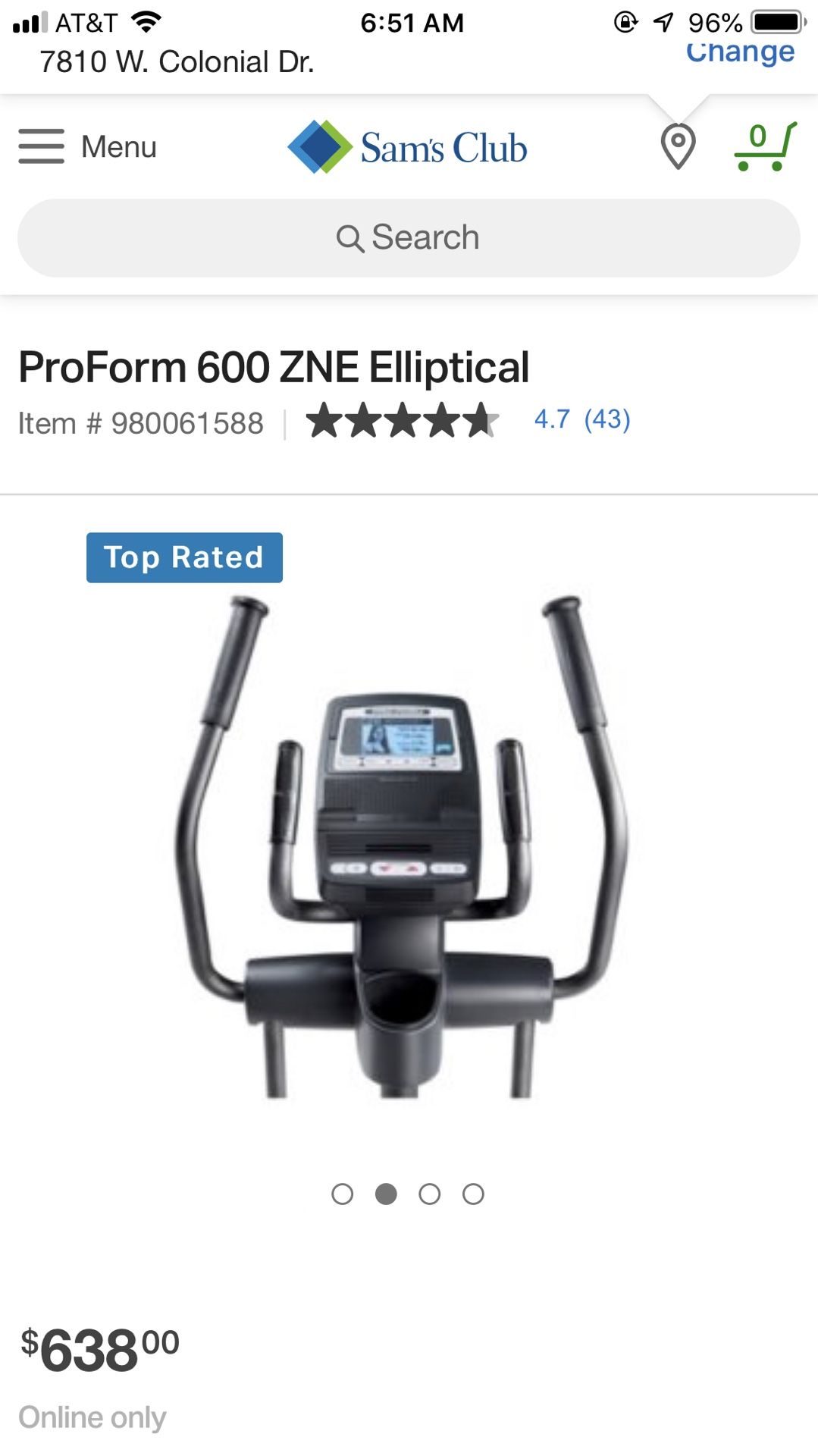 Proform 600 zne sales