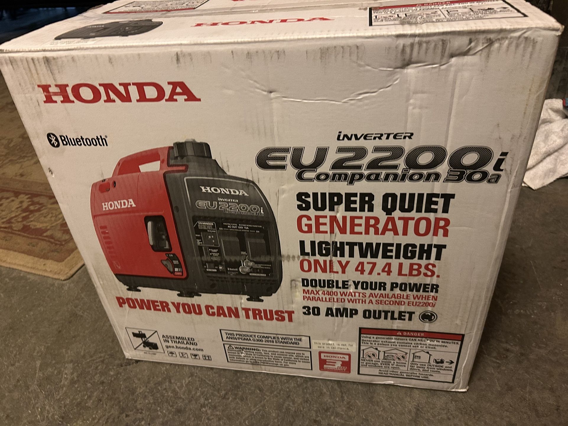 EV 2200 Honda Generator