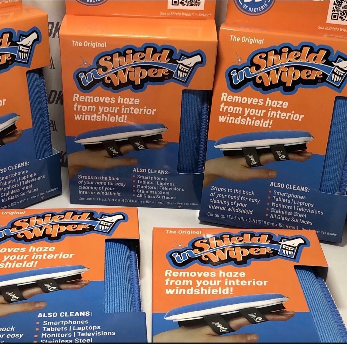 Set Of 2 "In Shield Wiper" Interior Windshield Cleaner, Smartphones, Televisions, Laptop