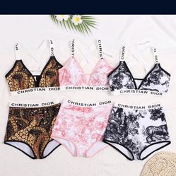 DIOR HIGH WAISTED SETS SIZE SMALL AND MED LEFT