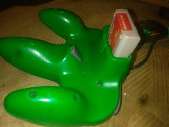 Nintendo 64 controller and memory card