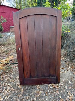 Mahogany Pedestrian Gate