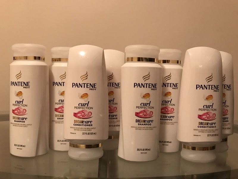 Big Bottles Pantene Curl Perfection Shampoo and Conditioner 17 & 20.1fl