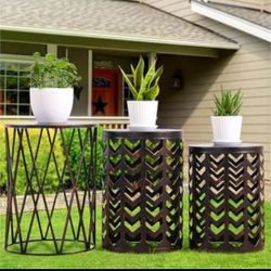 Nesting Patio or Indoor Tables Bronze NIB