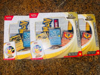 Pokemon 30th poster collection