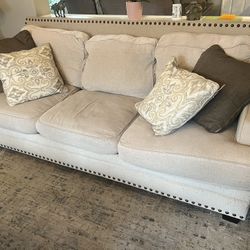 Living Set - 3 Seat Sofa + Loveseat + Coffee Table + 2 End Tables