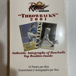 2001 Royal Rookies MLB Throwbacks Baseball Cards