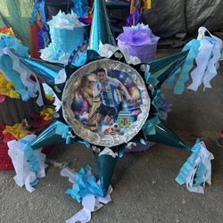 Argentina Messi 3D star pinata