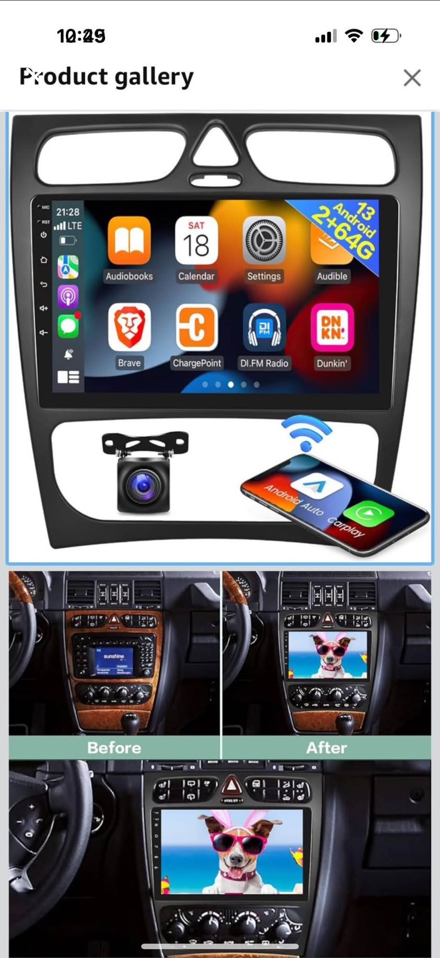 Car Radio for 4 Doors Mercedes Benz C Class W203 C200 C320 C350 CLK W209 S203 A(contact info removed)-2005, [2G+64