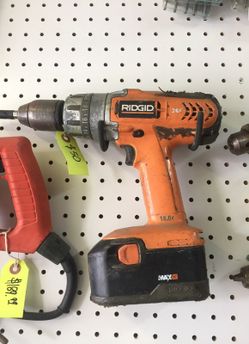 Ridgid 18v hammer drill with 18v battery