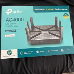 Brand New Wi-Fi router TP-LINK AC4000 Archer A20