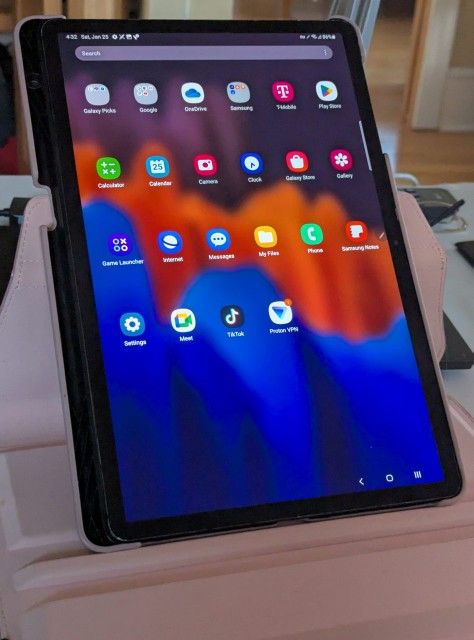 TikTok on Galaxy Tab S7+ 5G T-Mobile