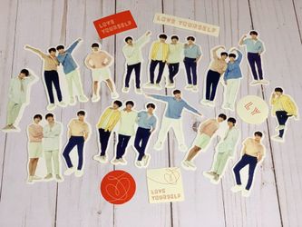 BTS Love Yourself Tour Stickers