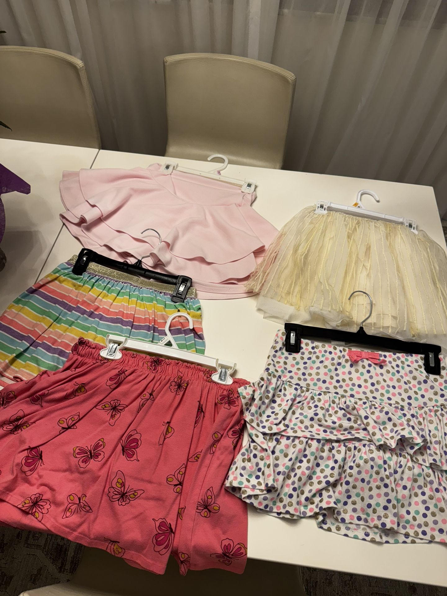 5 Skirts For 8-10 Like New 