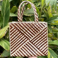 New Handmade Purse Tote Bag Woven in Cook Islands 