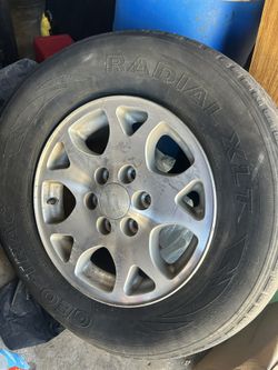 Aluminum Rim And Tire For Sale