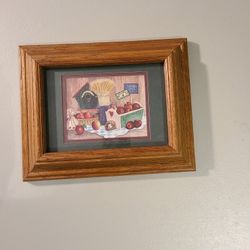 Fresh Apple Pie Wall Decor Hanging Picture