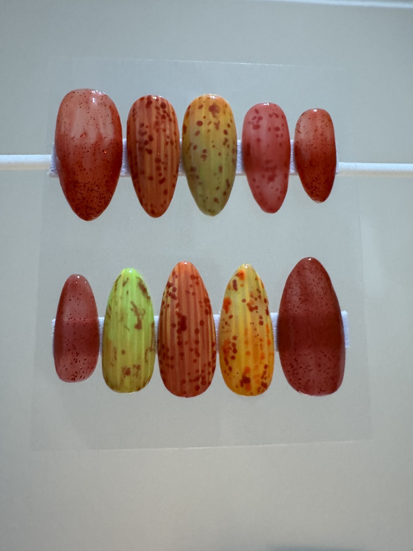 $40 Handmade Kimchi Almond Press On Nails