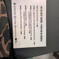 Passion Week At My friends House